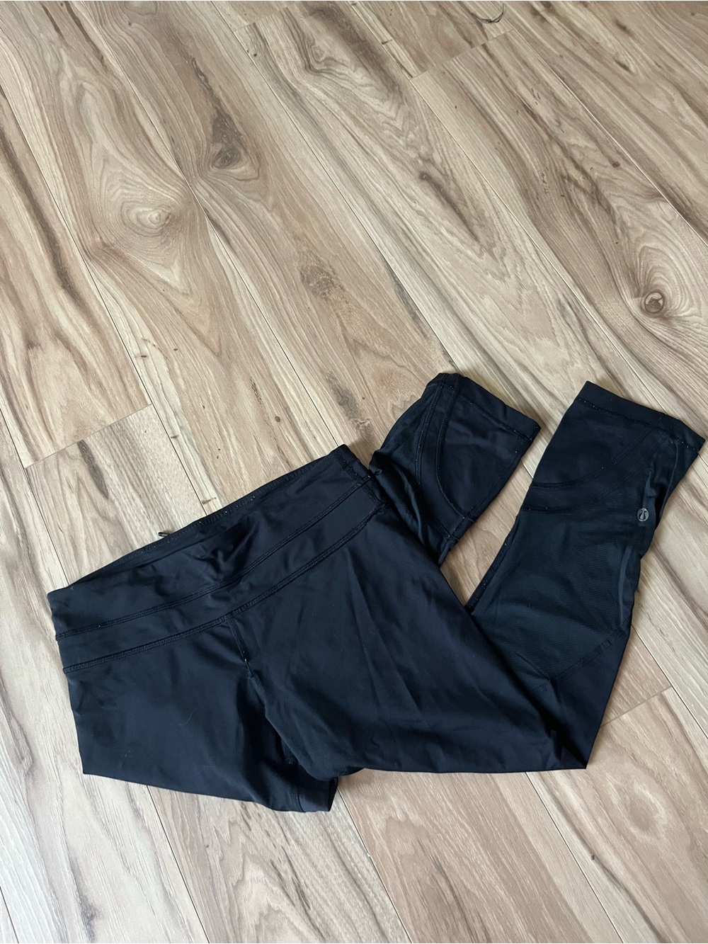 lululemon athletica Black Women's Leggings with Subtle Logo